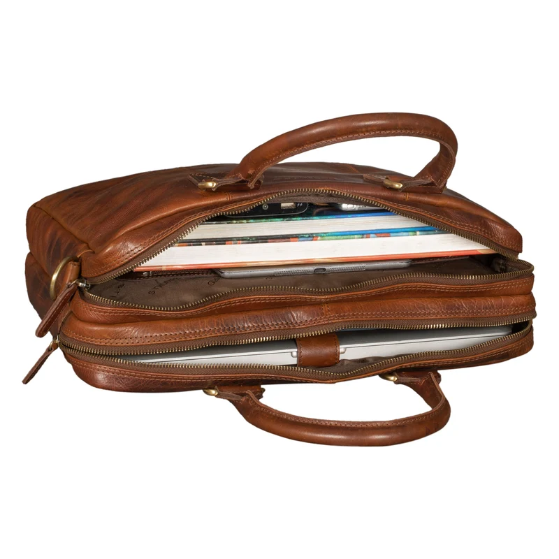 "Zacharias" Businesstasche Leder Aktentasche