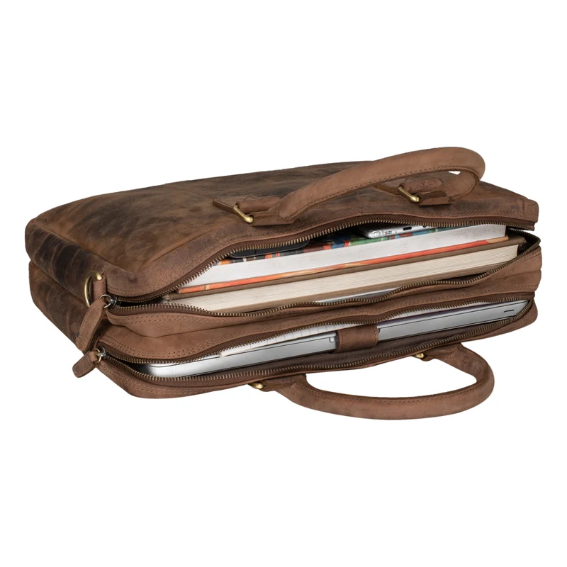 "Zacharias" Businesstasche Leder Aktentasche
