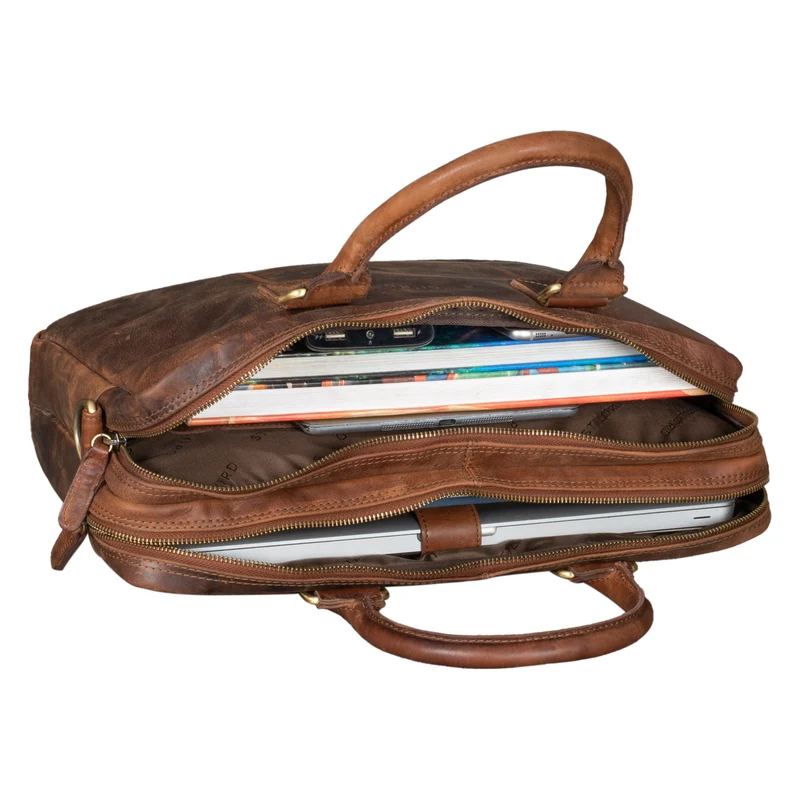 "Zacharias" Businesstasche Leder Aktentasche