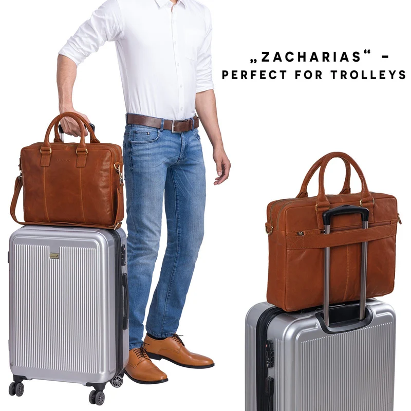 "Zacharias" Businesstasche Leder Aktentasche