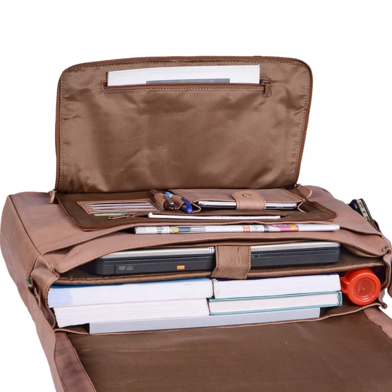 "Maximus" XXL Ledertasche mit Laptopfach 17 - 21 Zoll f. Herren