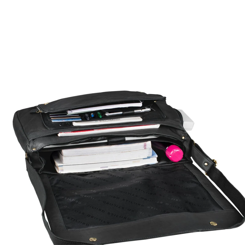 "Maximus" XXL Ledertasche mit Laptopfach 17 - 21 Zoll f. Herren