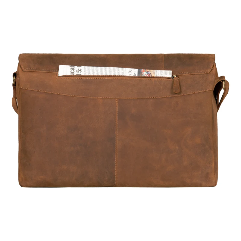 "Maximus" XXL Ledertasche mit Laptopfach 17 - 21 Zoll f. Herren