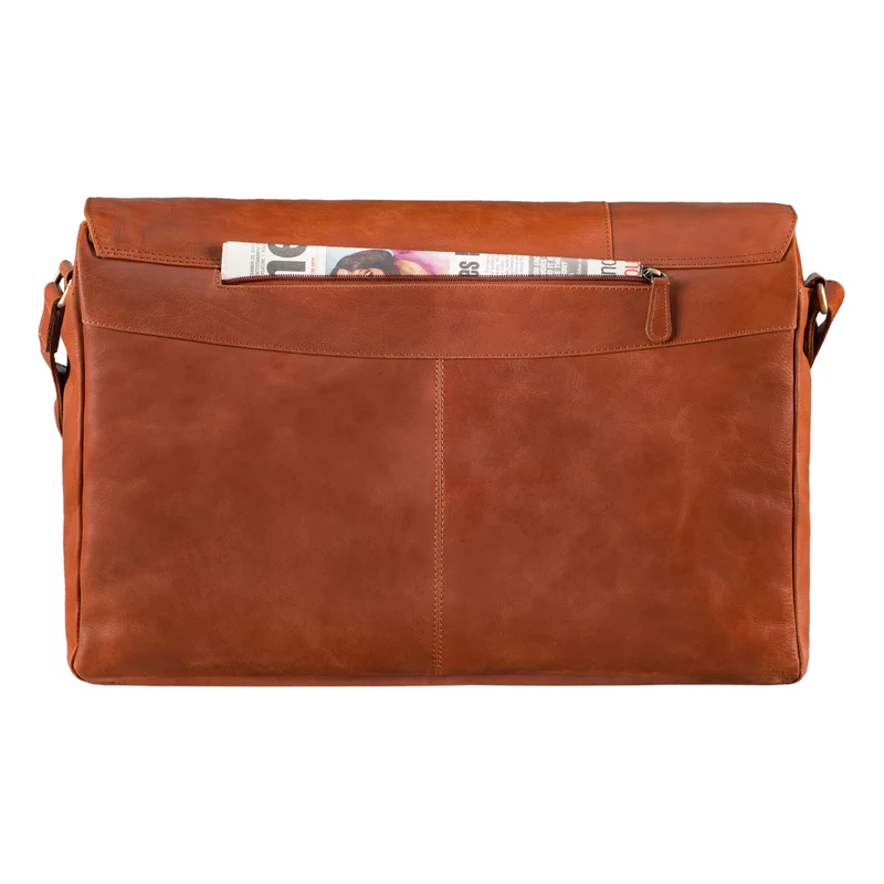 "Maximus" XXL Ledertasche mit Laptopfach 17 - 21 Zoll f. Herren