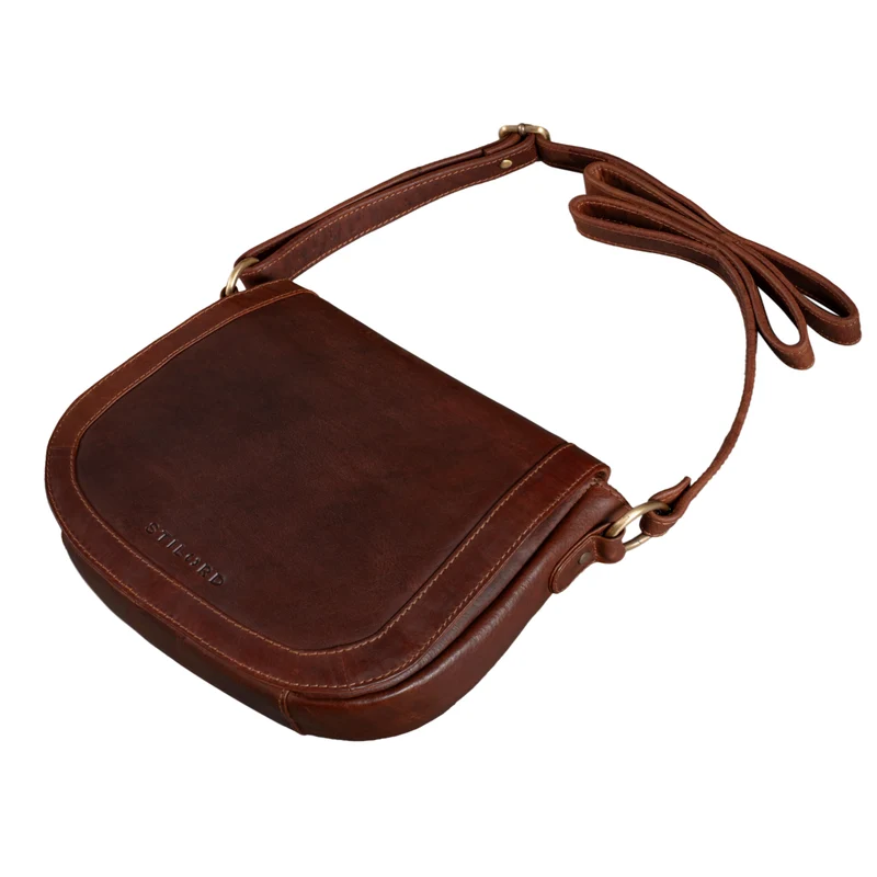 "Diana" Handtasche Damen Leder Braun