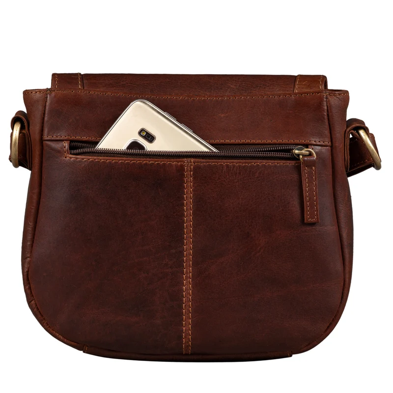 "Diana" Handtasche Damen Leder Braun