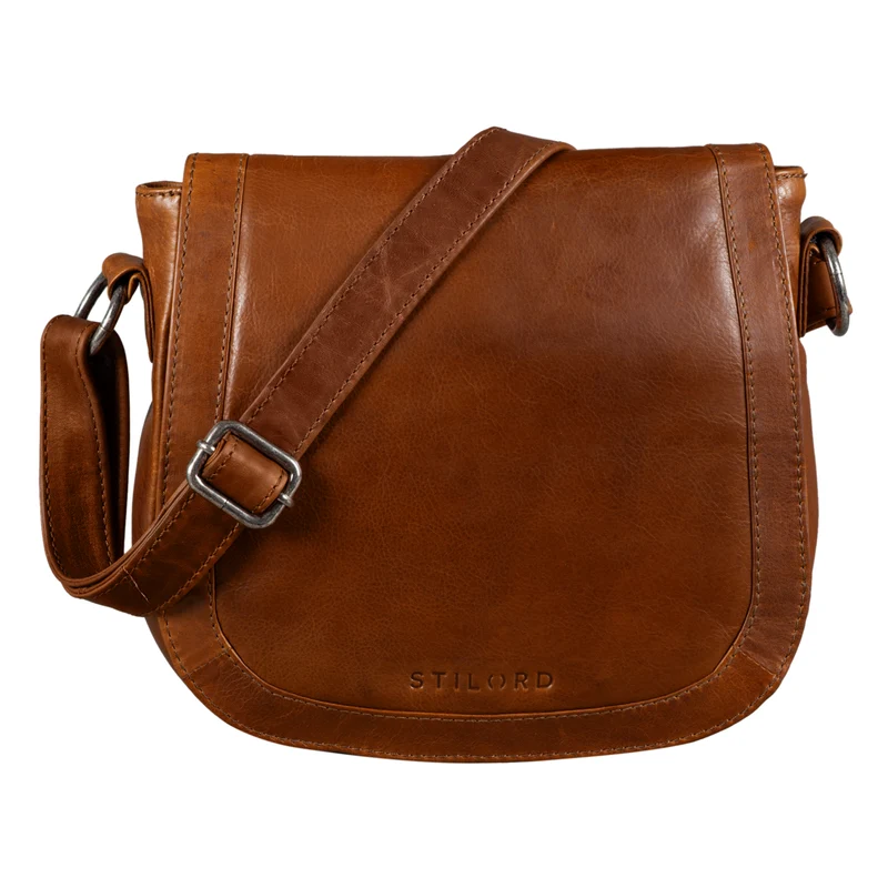 "Diana" Handtasche Damen Leder Braun