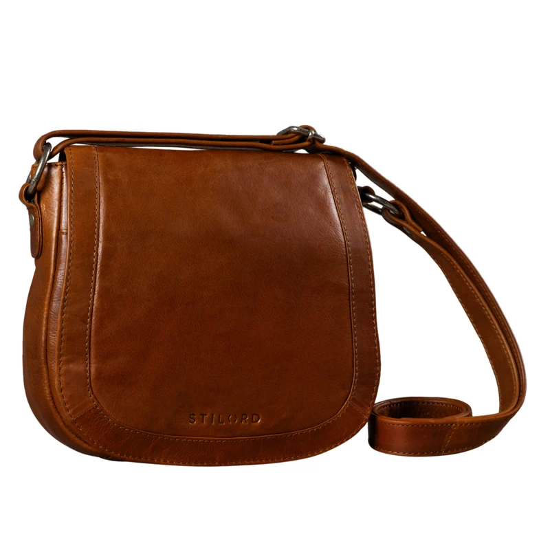 "Diana" Handtasche Damen Leder Braun