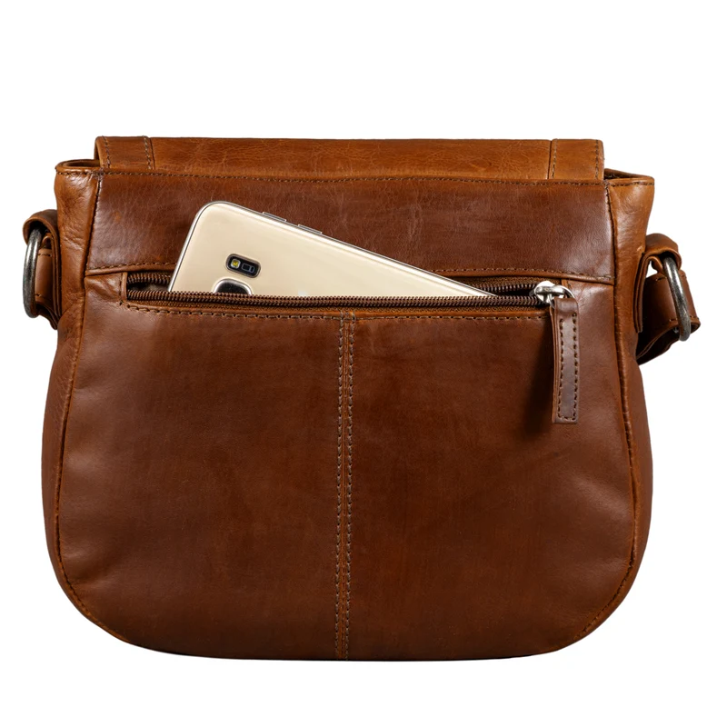 "Diana" Handtasche Damen Leder Braun