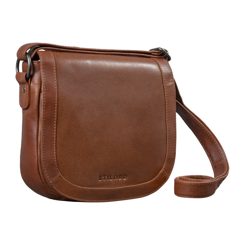 "Diana" Handtasche Damen Leder Braun