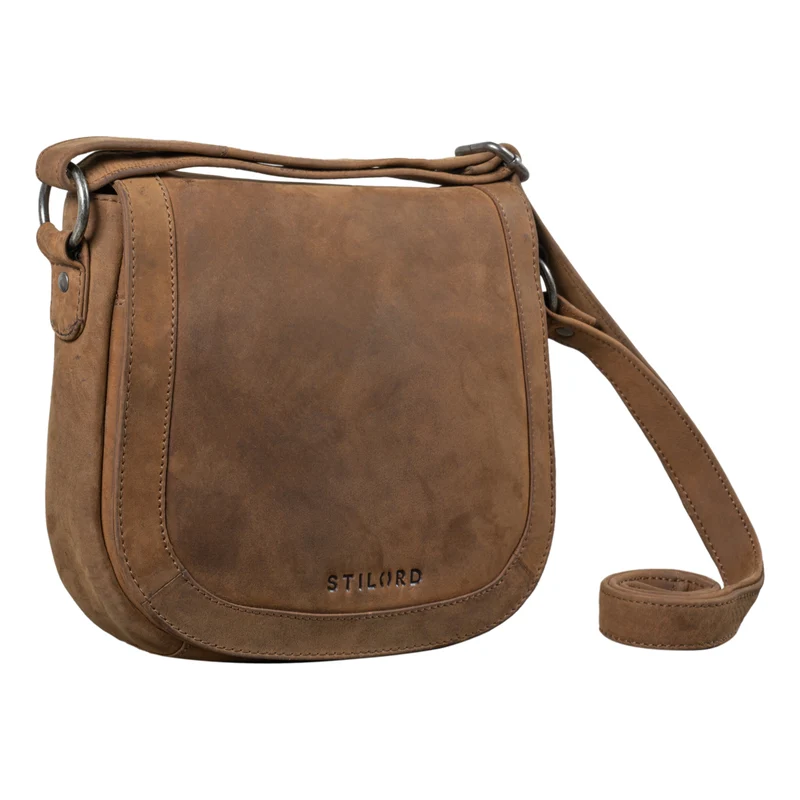 "Diana" Handtasche Damen Leder Braun