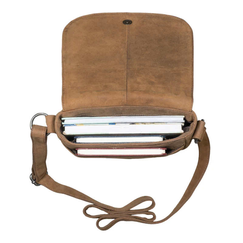 "Diana" Handtasche Damen Leder Braun