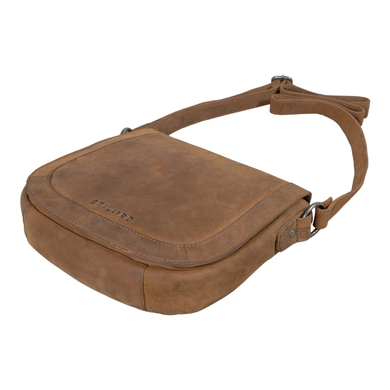 "Diana" Handtasche Damen Leder Braun
