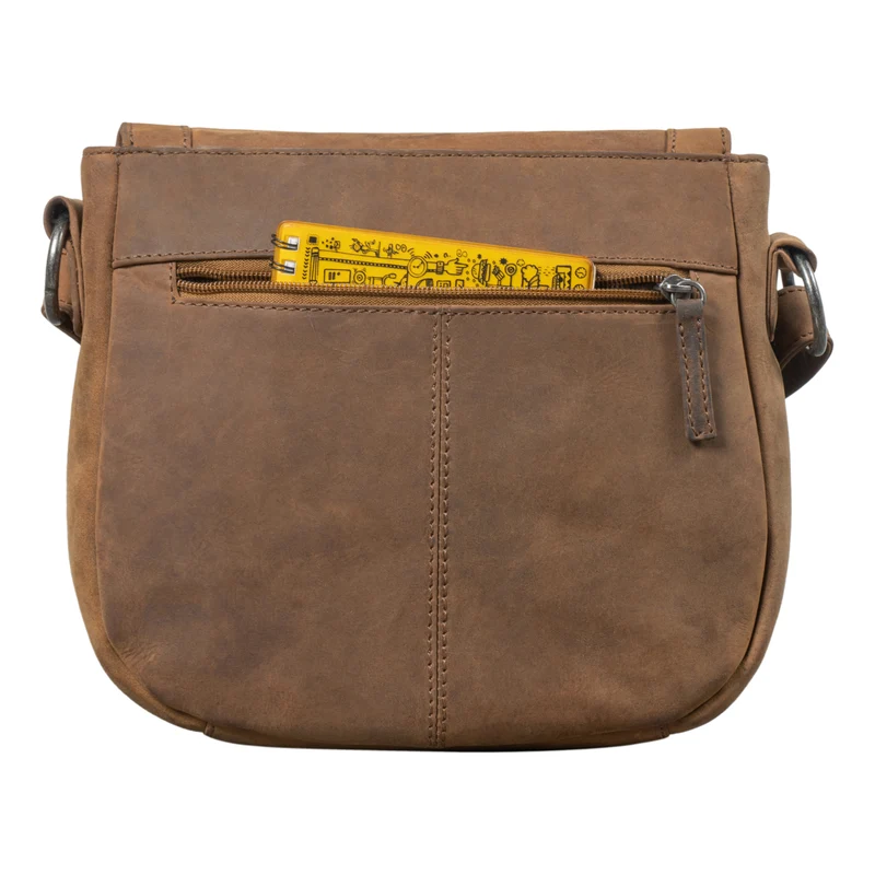 "Diana" Handtasche Damen Leder Braun