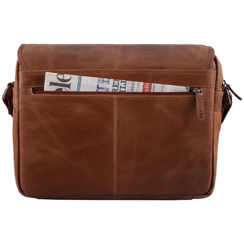 "Curtis" 15 Zoll Messenger Bag Leder