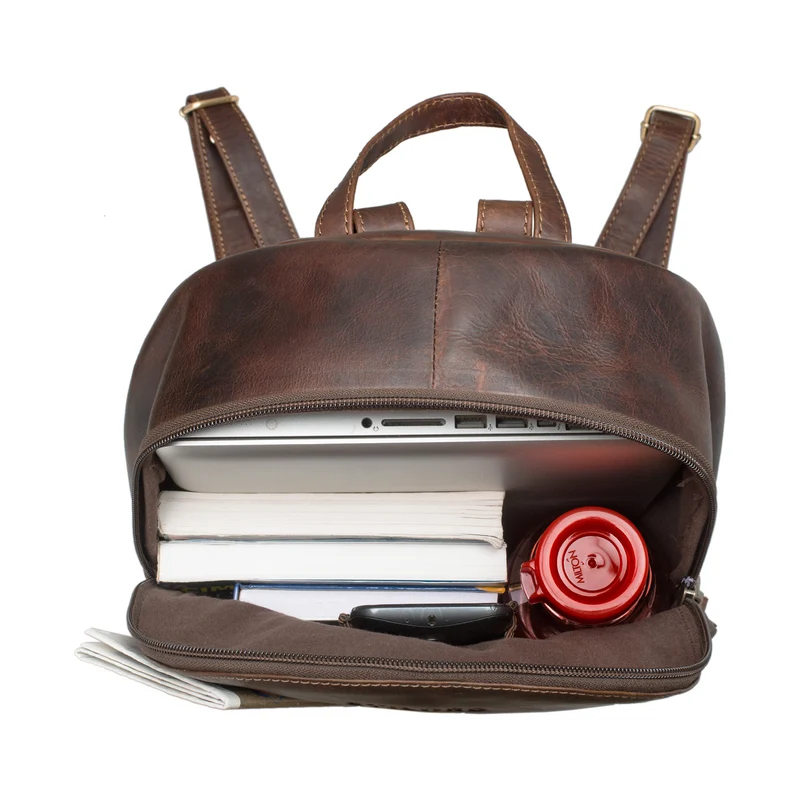 B-WARE "Conner" Leder-Rucksack Vintage groß