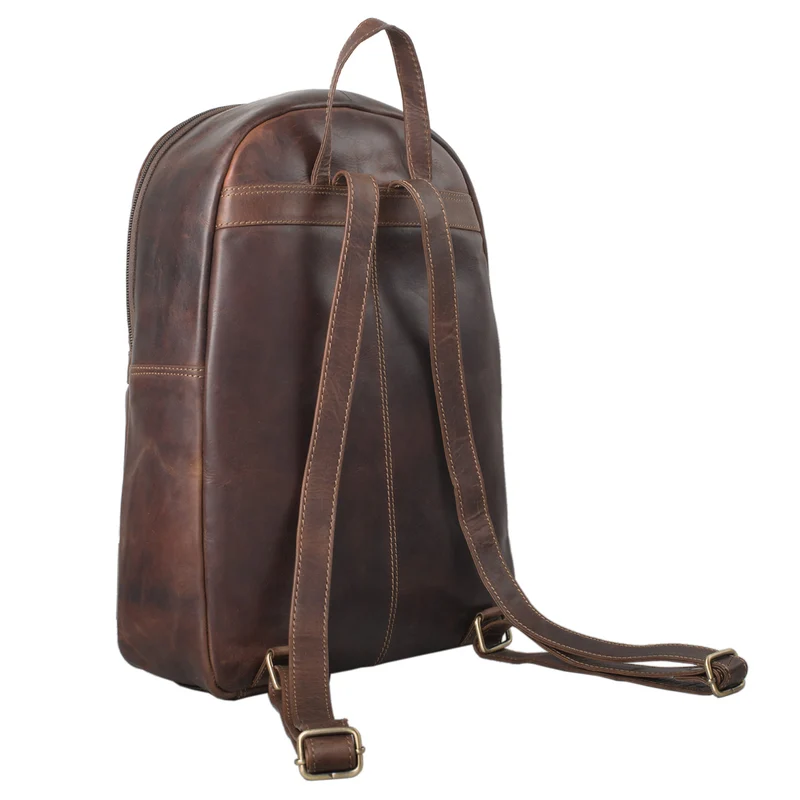B-WARE "Conner" Leder-Rucksack Vintage groß