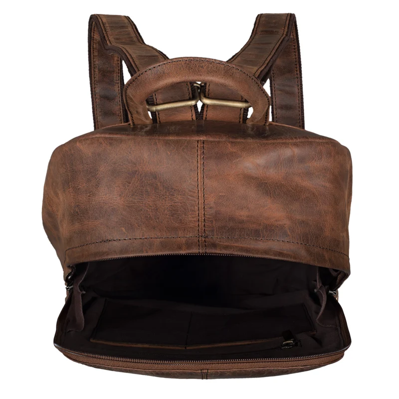 "Marley" Echtleder Rucksack Vintage