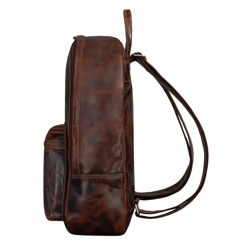 "Marley" Echtleder Rucksack Vintage