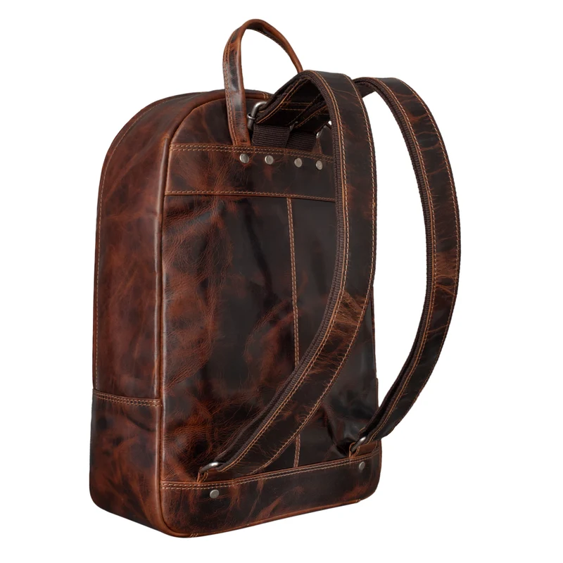 "Marley" Echtleder Rucksack Vintage