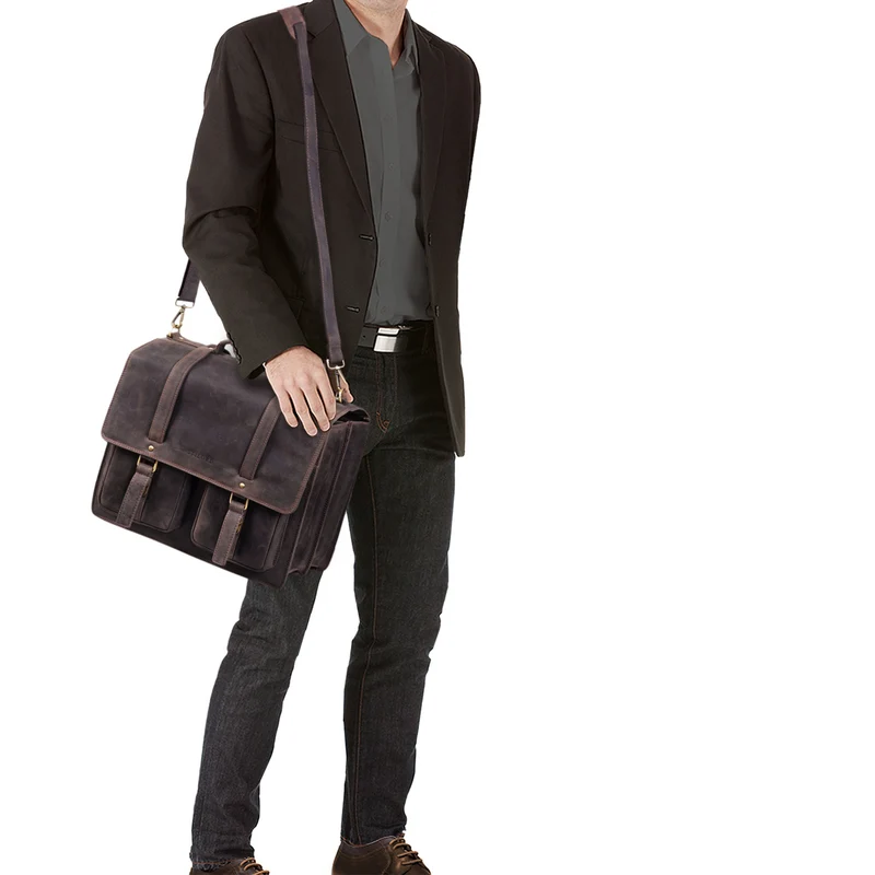 B-WARE "Fernando" Ledertasche Aktentasche Vintage