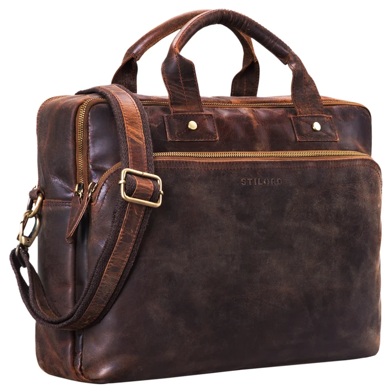 "Hector" Große Business Ledertasche für Herren