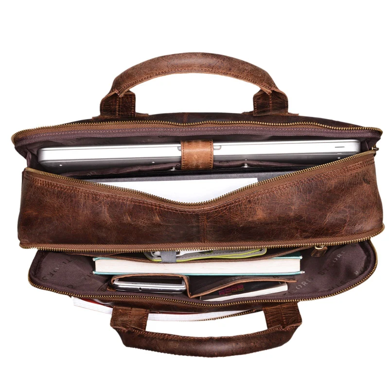 "Hector" Große Business Ledertasche für Herren