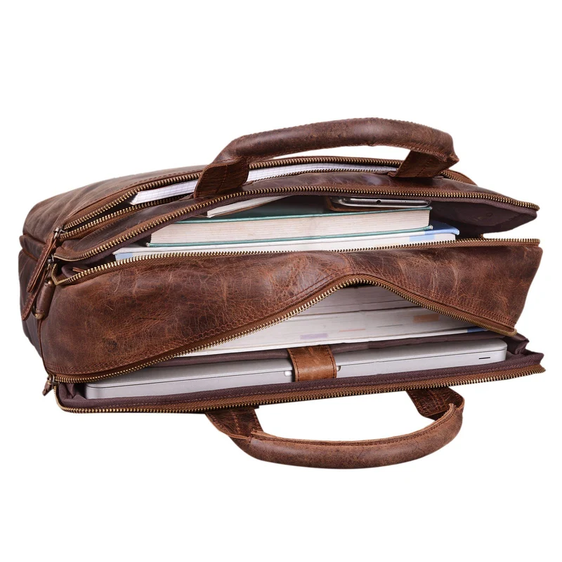"Hector" Große Business Ledertasche für Herren