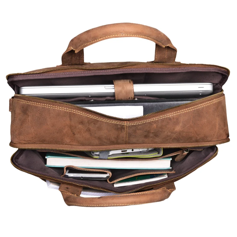 "Hector" Große Business Ledertasche für Herren