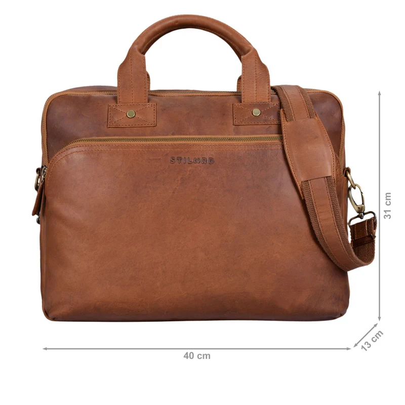 "Hector" Große Business Ledertasche für Herren
