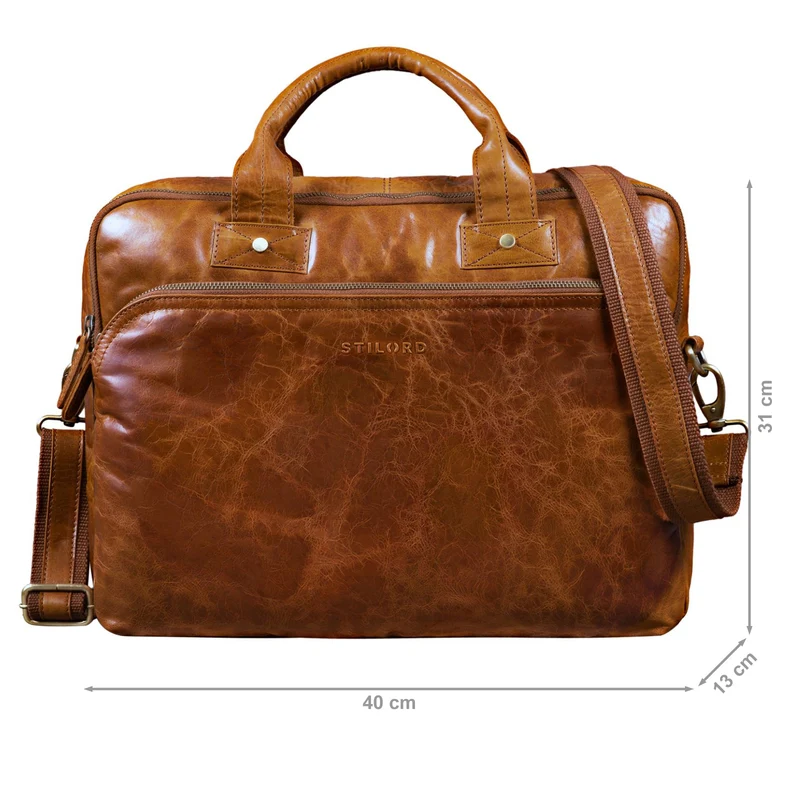 "Hector" Große Business Ledertasche für Herren