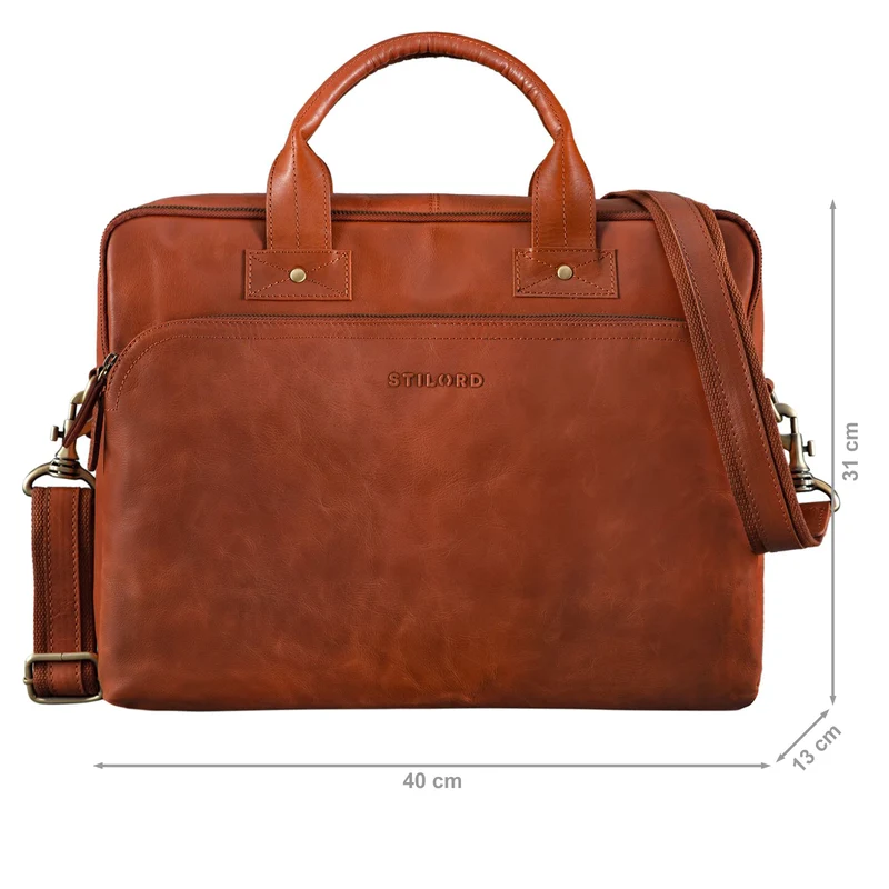 "Hector" Große Business Ledertasche für Herren
