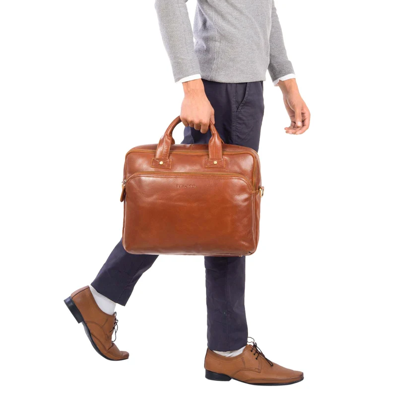 "Hector" Große Business Ledertasche für Herren