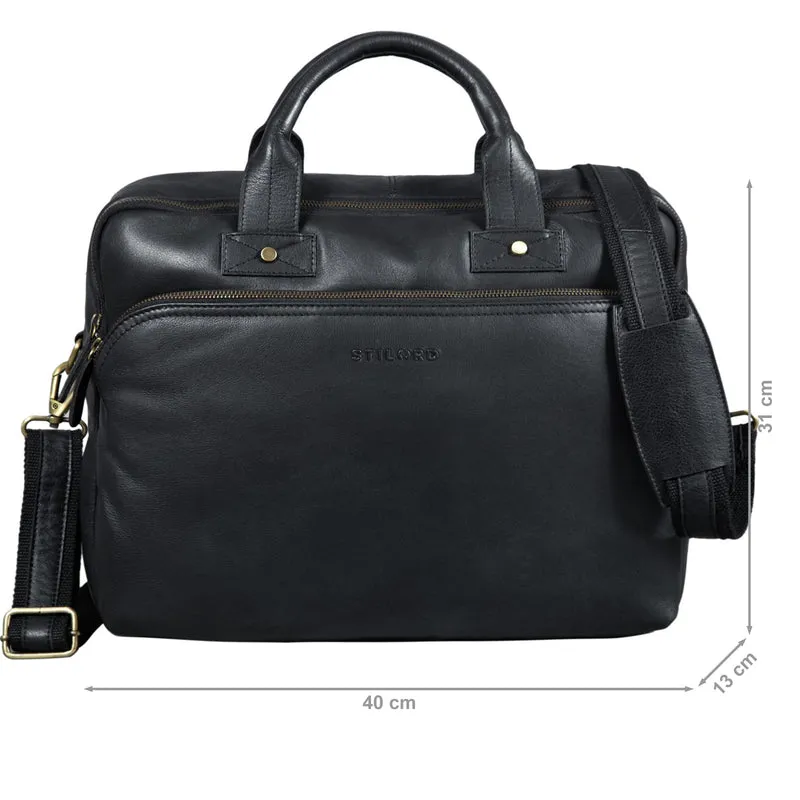 "Hector" Große Business Ledertasche für Herren