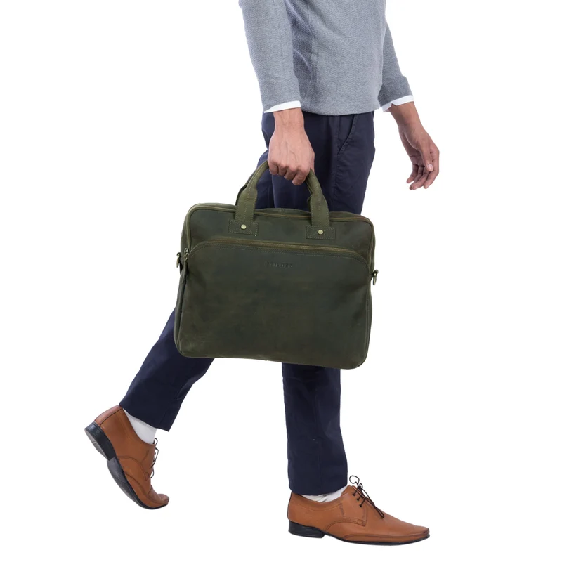 "Hector" Große Business Ledertasche für Herren
