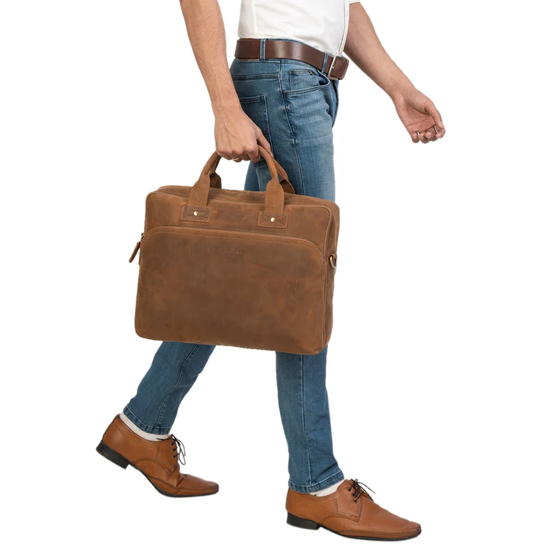 "Hector" Große Business Ledertasche für Herren