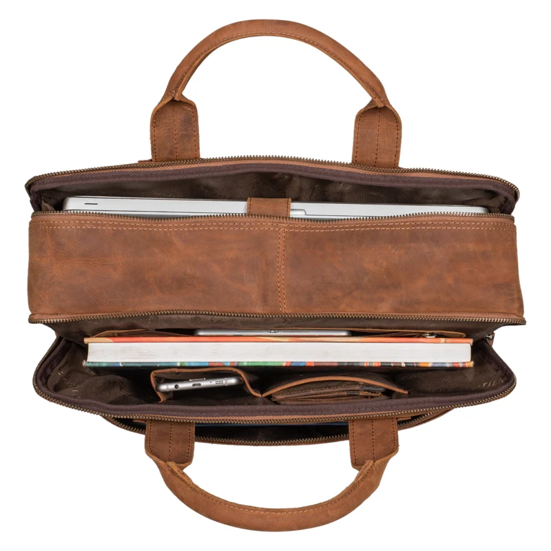 "Hector" Große Business Ledertasche für Herren