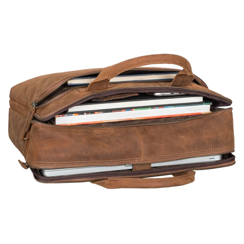 "Hector" Große Business Ledertasche für Herren