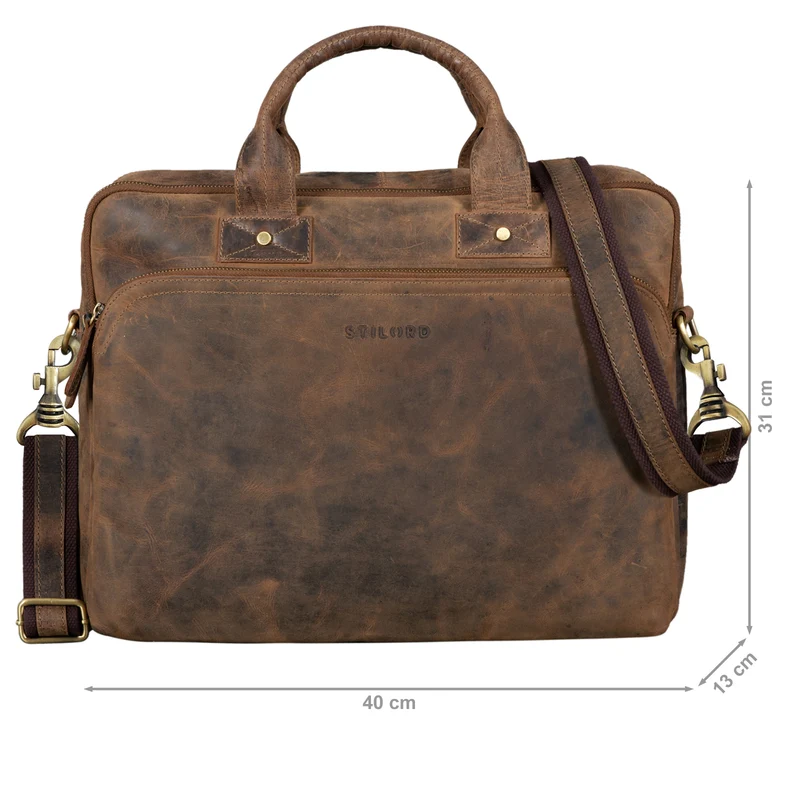 "Hector" Große Business Ledertasche für Herren