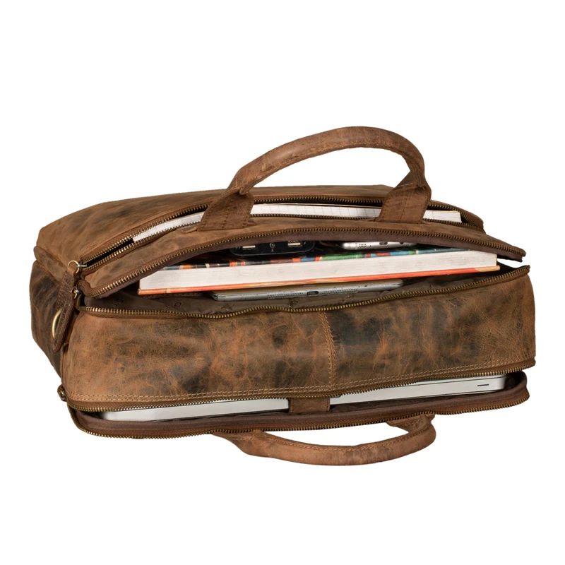 "Hector" Große Business Ledertasche für Herren