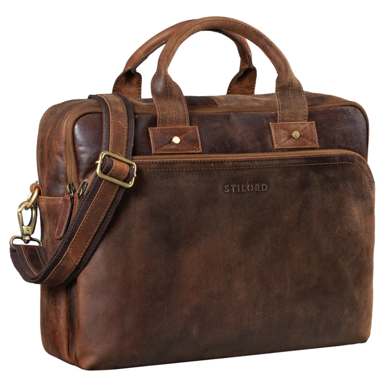 "Hector" Große Business Ledertasche für Herren