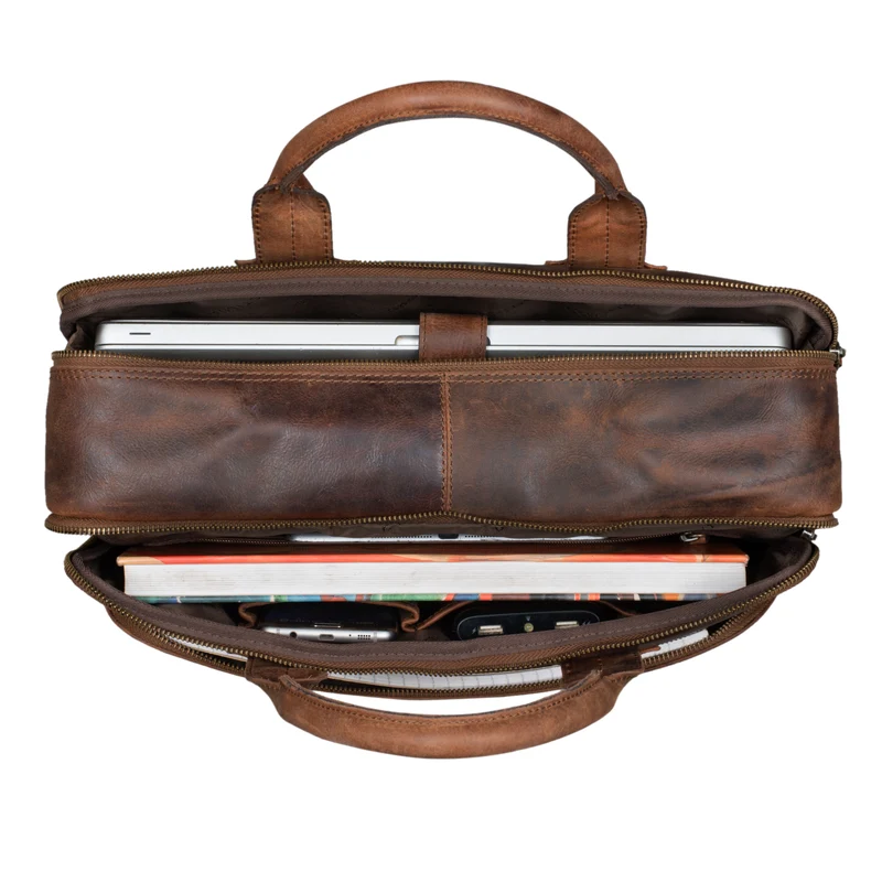 "Hector" Große Business Ledertasche für Herren