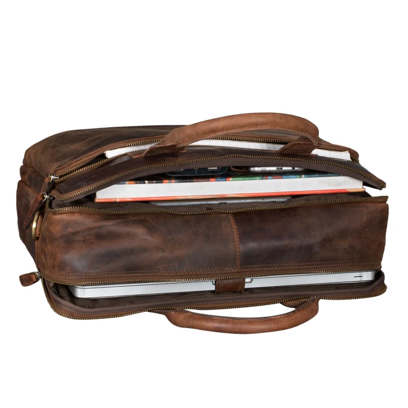 "Hector" Große Business Ledertasche für Herren
