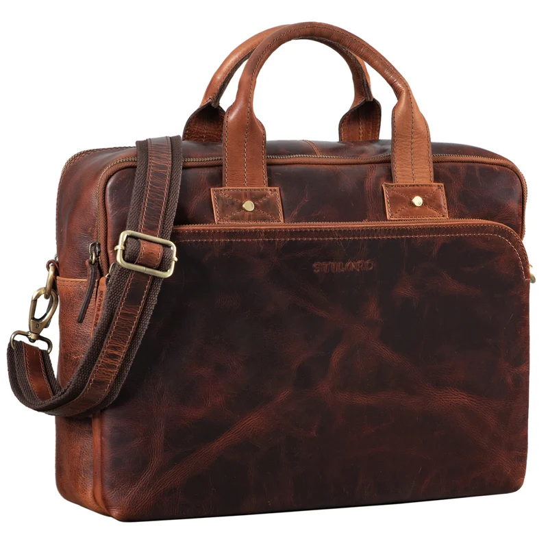 "Hector" Große Business Ledertasche für Herren