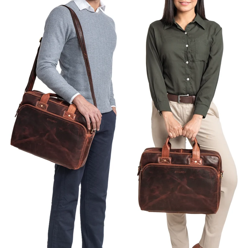 "Hector" Große Business Ledertasche für Herren