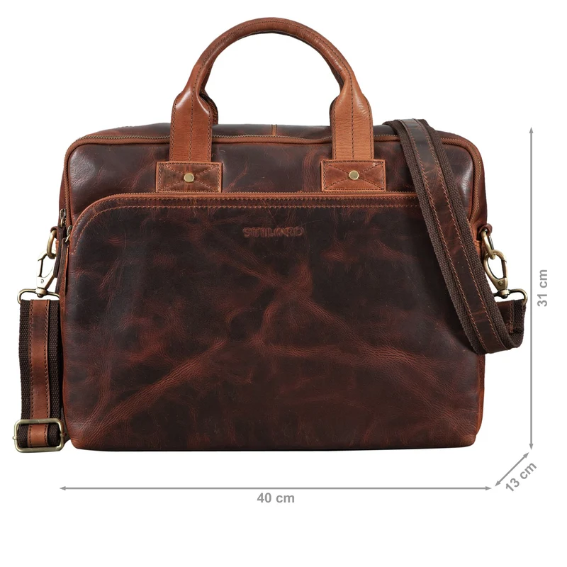 "Hector" Große Business Ledertasche für Herren
