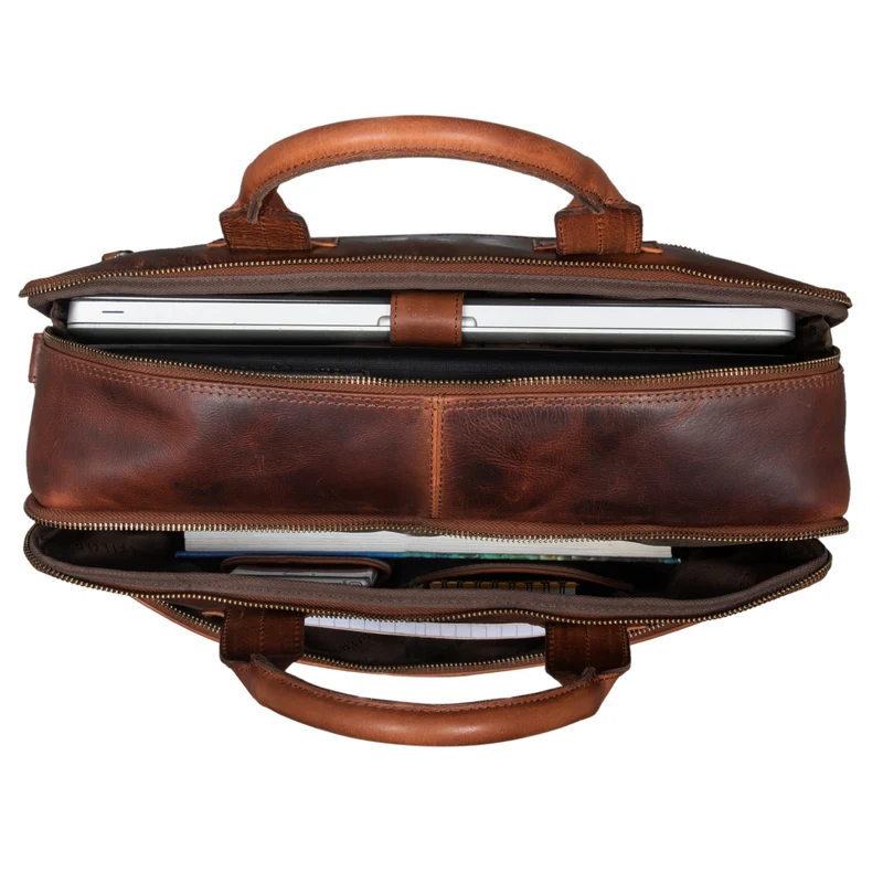 "Hector" Große Business Ledertasche für Herren
