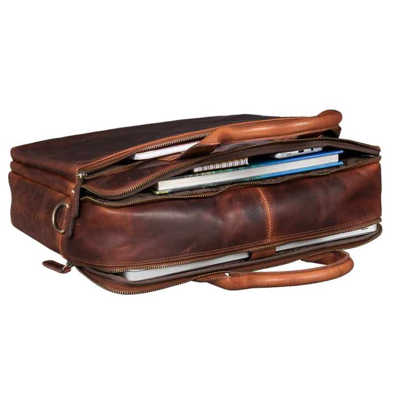 "Hector" Große Business Ledertasche für Herren