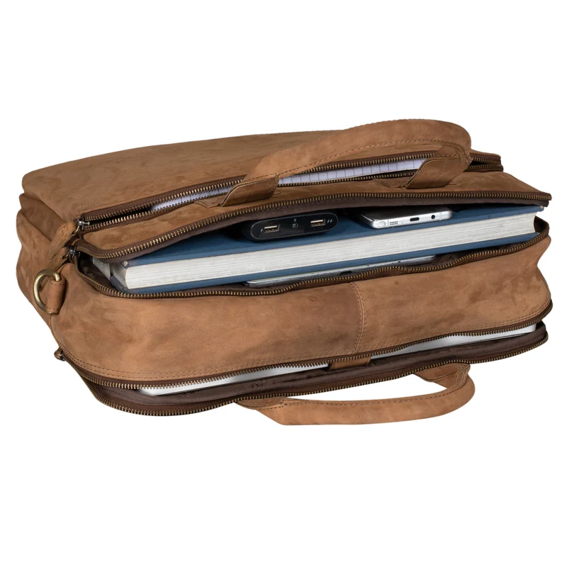 "Hector" Große Business Ledertasche für Herren