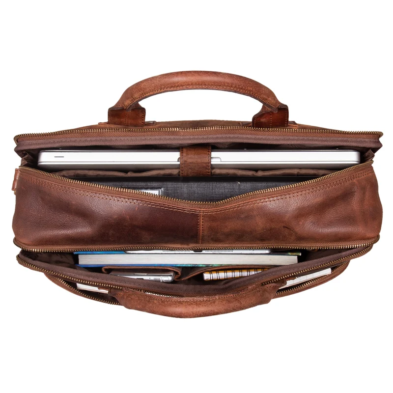 "Hector" Große Business Ledertasche für Herren